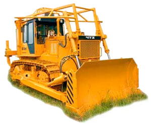 Бульдозер для лесного хозяйства